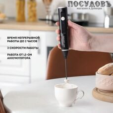 Galaxy Line GL0791 пеновзбиватель 2 насадки, черный