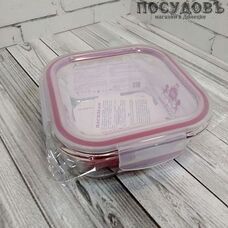 BACKMAN BM-0102 контейнер с герметичной крышкой, стекло жаропрочное, 800 мл