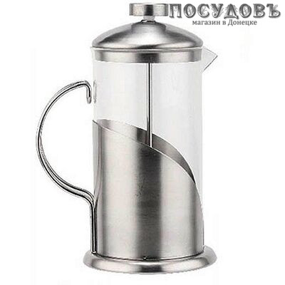 MercuryHaus MC-6514 френч-пресс, стекло термостойкое, сталь нержавеющая, 800 мл