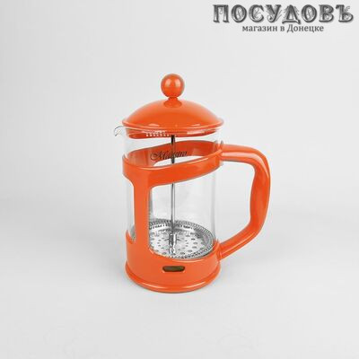 Maestro MR1665-1000 френч-пресс, стекло термостойкое, полипропилен, 1000 мл