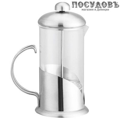 Webber BE-3122/80, френч-пресс с фильтром из нержавеющей стали, 800 мл, стекло закаленное, Россия, в упаковке 1 шт