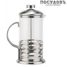 MercuryHaus MC-6517 френч-пресс, стекло термостойкое, сталь нержавеющая, 800 мл
