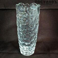 Jinbau 191620-5, ваза, Ø80×h180 мм, стекло, прозрачный