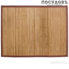Mallony 312357 салфетка сервировочная, бамбук 300×400 мм, цвет коричневый, 1 шт.