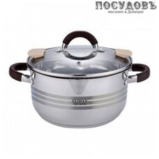 ZEIDAN Z-50288 кастрюля с крышкой 2,1 л, Ø160 мм, сталь нержавеющая, трехслойное дно
