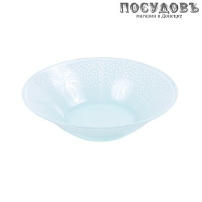 Luminarc Bulla N0496 салатник, стекло упрочненное, цвет голубой, Ø180 мм, Франция 1 шт.