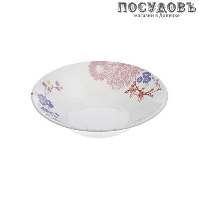 Luminarc Covent Garden Alys L2859 салатник, стекло упрочненное, цвет белый с рисунком, Ø180 мм, Франция 1 шт.