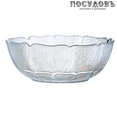 Luminarc Fleur D9070 салатник, стекло упрочненное, цвет прозрачный, Ø230 мм, Франция 1 шт.