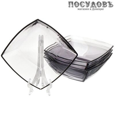 Pasabahce Tokio Gray/Токио Грей 53066B/4D63 салатники в наборе 160 мм в упаковке 1 шт.