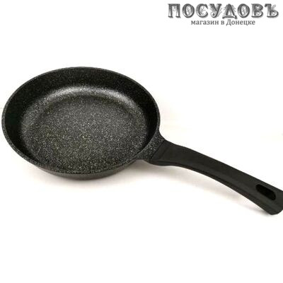 Горница Мегаполис с9281ср сковорода Ø280×57 мм, алюминий литой, мраморное покрытие Pfluon, 1 шт.