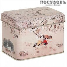 РФЖУ Мандаринки П67*98h69v040-01897 банка для хранения с крышкой, 400 мл, жесть