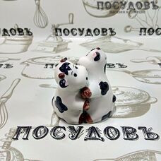 КНР Коровки соскучились 36-7836 набор для специй, 50 мл, керамика, в упаковке 2 пр.