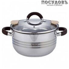 ZEIDAN Z-50291 кастрюля с крышкой 5,0 л, Ø220 мм, сталь нержавеющая, трехслойное, капсульное дно