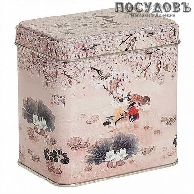 РФЖУ Мандаринки П67*98h98v060-01898 банка для хранения с крышкой, 600 мл, жесть