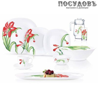 Luminarc Carine Iris N8587 сервиз столовый стекло упрочненное 46 пр.
