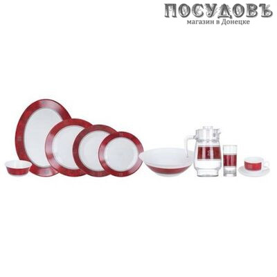 Luminarc Essence Rubis N4784 сервиз столовый стекло упрочненное 46 пр.
