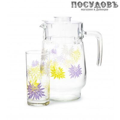 Luminarc Vall Flower Q5787 набор для воды, стекло, 7 пр.