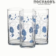 Pasabahce Blue Serenade 42402 высокий стакан 290 мл 3 шт