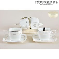 Коралл Снежная королева CS507009-A GIFT набор чайный, керамика, в подарочной упаковке 12 пр.