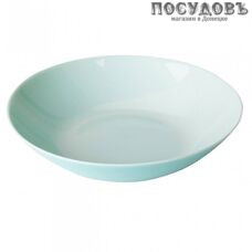 Luminarc Lillie Turquoise Q6429 тарелка глубокая, стекло упрочненное, Ø200 мм