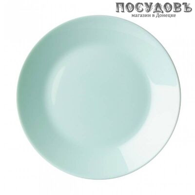 Luminarc Lillie Turquoise Q6430 тарелка десертная, стекло упрочненное, Ø180 мм