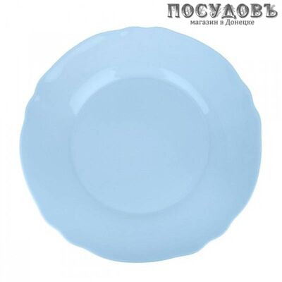 Luminarc Louis XV Light Blue Q3699 тарелка обеденная, Ø240 мм, стекло упрочненное