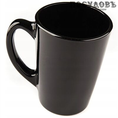 Luminarc New Morning black Q0156 кружка, 320 мл, стекло упрочненное 1 шт.