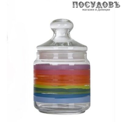 Luminarc Color pencil N2150 банка для хранения со стеклянной крышкой, 750 мл, стекло