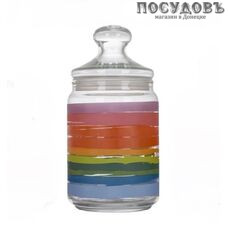 Luminarc Color pencil N2148 банка для хранения со стеклянной крышкой, 1000 мл, стекло