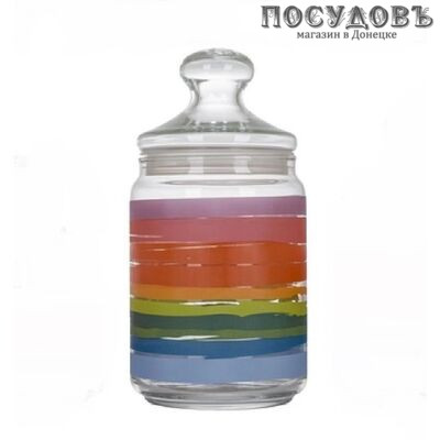 Luminarc Color pencil N2148 банка для хранения со стеклянной крышкой, 1000 мл, стекло