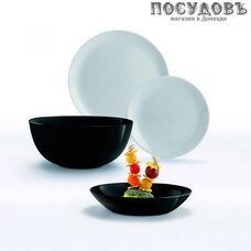 Luminarc Diwali Black and White P4360 сервиз столовый стекло упрочненное 19 пр. Luminarc Diwali Black and White P4360 сервиз столовый стекло упрочненное 19 пр.