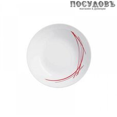 Luminarc Domitille Rouge P3348 тарелка глубокая, Ø200 мм, стекло упрочненное