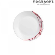 Luminarc Domitille Rouge P3349 тарелка десертная, Ø180 мм, стекло упрочненное
