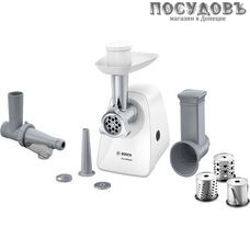 Bosch SmartPower MFW2517W мясорубка электрическая с насадками 1500 Вт, 1,7 кг/мин, цвет белый