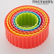 Alpenkok Круг АК-621Р/6 формы для печенья, полипропилен 6 пр.