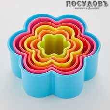 Alpenkok Цветок АК-623Р/6 формы для печенья, полипропилен 6 шт.