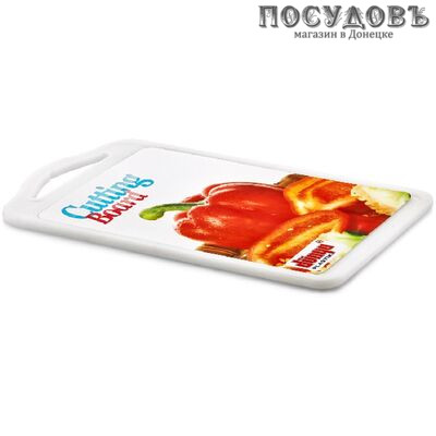 Dunya 10822 доска разделочная, полипропилен 196×314×7 мм, цвет белый