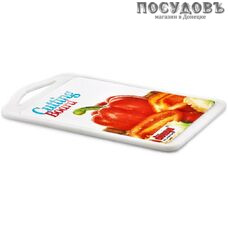 Dunya 10823 доска разделочная, полипропилен 220×346×8 мм, цвет белый