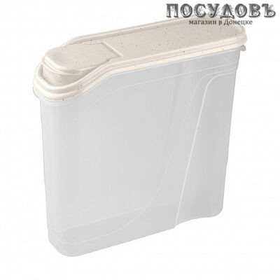 Phibo 431221922 емкость для сыпучих продуктов с крышкой, 222×75×212 мм, 2000 мл, полипропилен