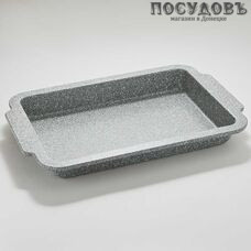 Webber "Marble" BE-4375N, прямоугольная форма для выпечки, углеродистая сталь, мраморное покрытие, 405×270×45 мм, Россия 1 шт