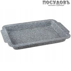 Klausberg KB-7421 прямоугольная форма для запекания, сталь угреродистая, мраморное покрытие, 460×295×48 мм