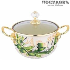 ZEIDAN Z80113-02 кастрюля с крышкой 6,5 л, Ø200 мм, сталь углеродистая, эмалированное трехслойное покрытие