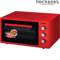 Optima OF-48R электрическая печь отдельностоящая 1600 Вт 48 л, без гриля, без конфорок, красная