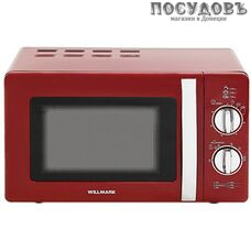 WillMark WMO-203MHR отдельностоящая микроволновая печь, 700 Вт, 20 л, красная