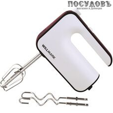WillMark WHM-313 миксер ручной, 300 Вт, 5 скоростей, цвет бордовый