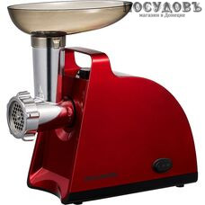 WillMark WMG-2000R мясорубка электрическая с насадками 2000 Вт 1 скорость, реверс есть, корпус пластик, цвет красный