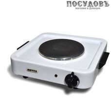 Мечта 111Ч плита электрическая, 1-конфорочная, 1000 Вт, эмалированное покрытие, цвет белый