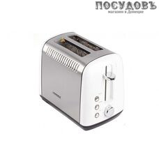 Aurora AU 3322 тостер на 2 шт, 850 Вт, цвет металлик