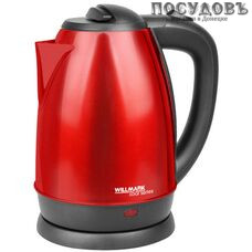 WillMark WEK-1808S R электрочайник, 1800 Вт, 1800 мл, нержавеющая сталь, цвет красный