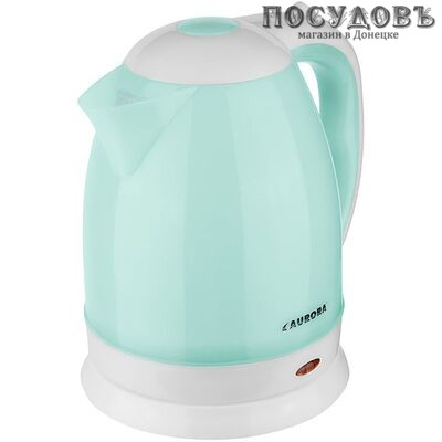 Aurora AU 3018 P электрочайник, 1750 Вт, 1800 мл, пластик, цвет бирюзовый